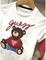 CAMISETA OSO GUESS BLANCA