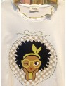 CAMISETA AFRICA CON FALDA