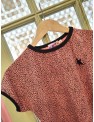 CAMISETA CON FALDA LEOPARDO