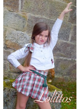 CAMISA Y FALDA ACEBO