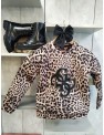 SUDADERA GUESS LEOPARDO