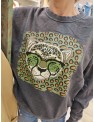 SUDADERA TIGRE GRIS