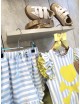 CAMISETA Y SHORT A CELESTE