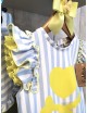 CAMISETA Y SHORT A CELESTE