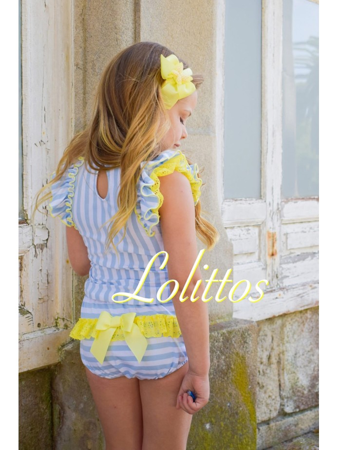 CAMISETA Y RANA A CELESTE