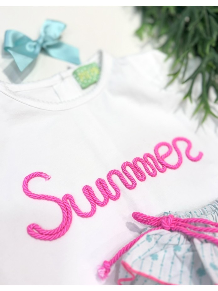 CAMISETA Y RANA VOLANTES TRÉBOL