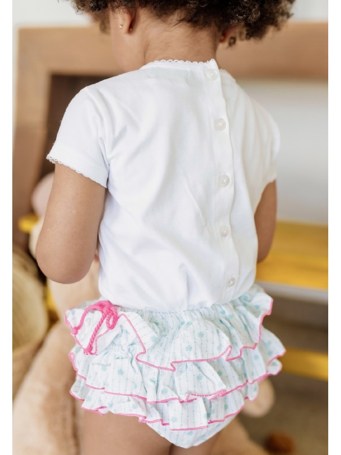 CAMISETA Y RANA VOLANTES TRÉBOL