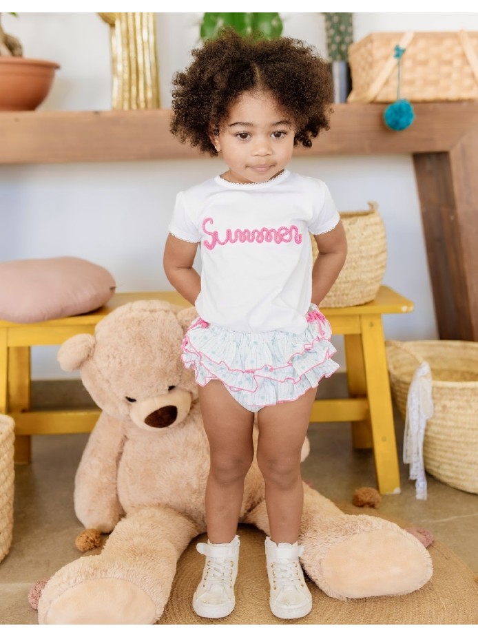 CAMISETA Y RANA VOLANTES TRÉBOL