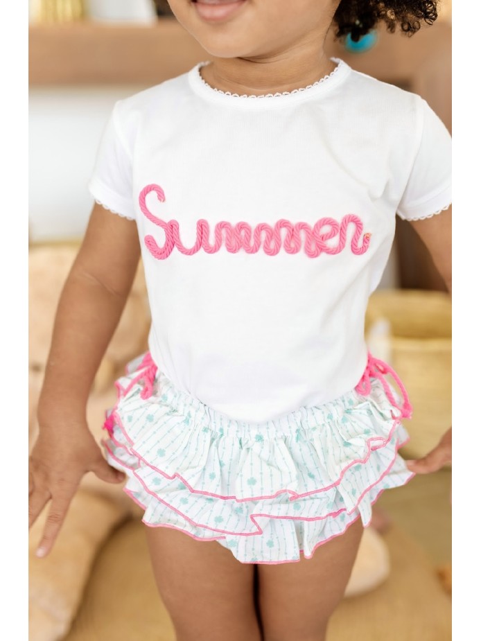 CAMISETA Y RANA VOLANTES TRÉBOL