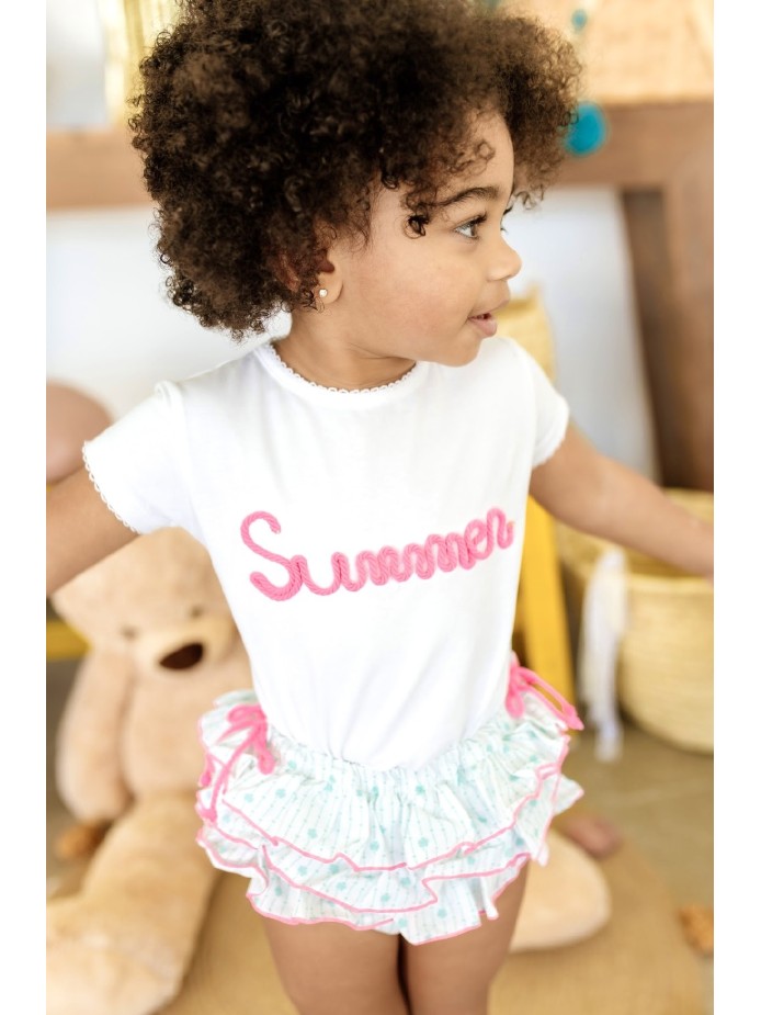 CAMISETA Y RANA VOLANTES TRÉBOL