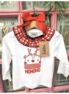 CAMISETA RENO ROJO CUELLO