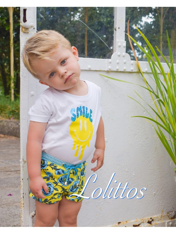 BAÑADOR LICRA NIÑO EMOJI (sin camiseta)