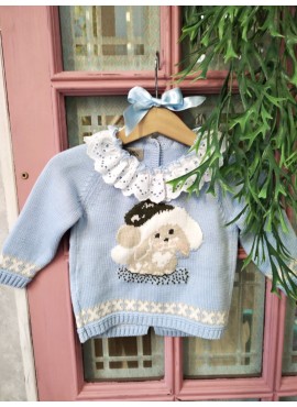 JERSEY CONEJITO CELESTE