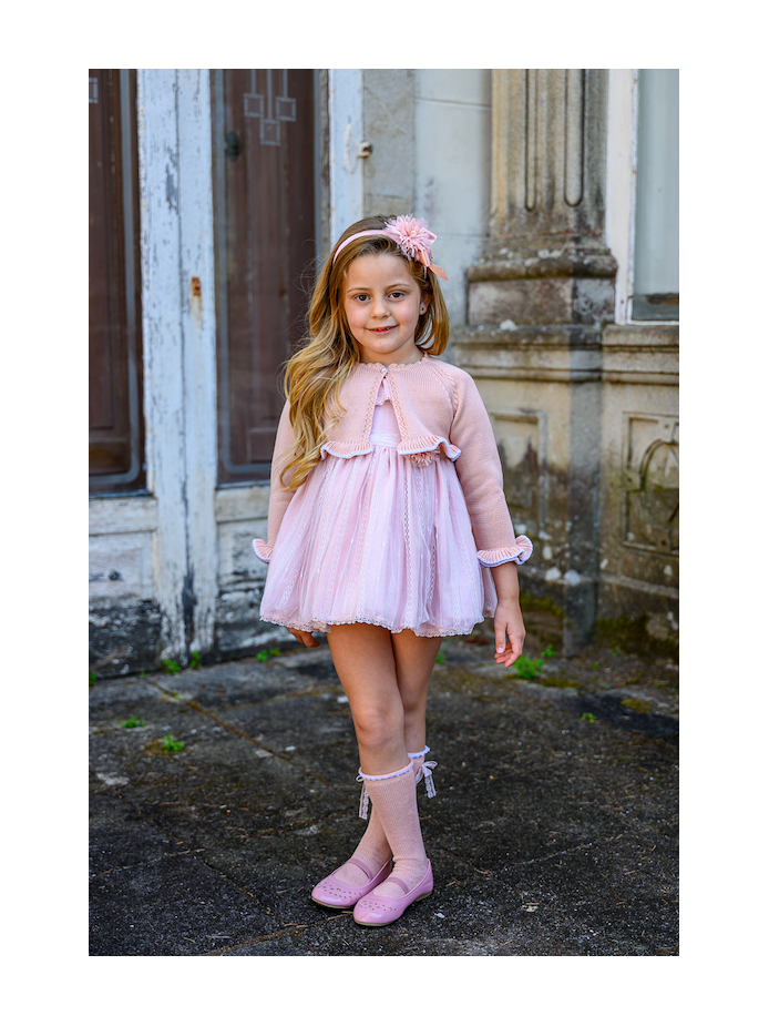 chaqueta rosa niña Lolittos