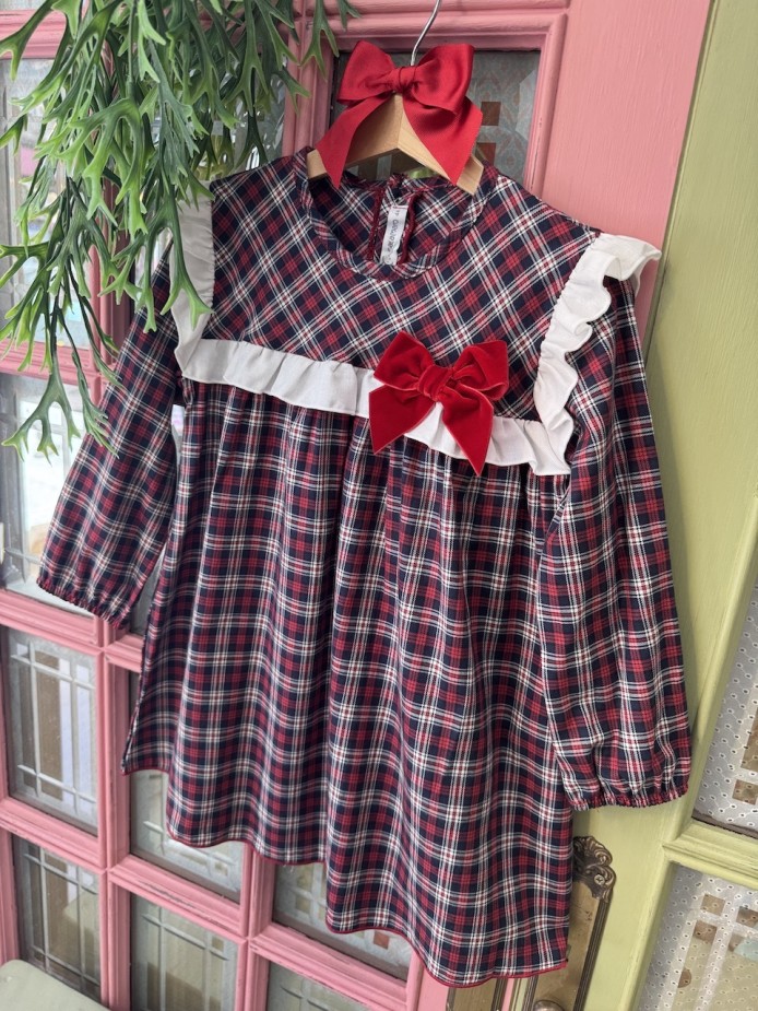 VESTIDO ESCOCÉS NAVIDAD
