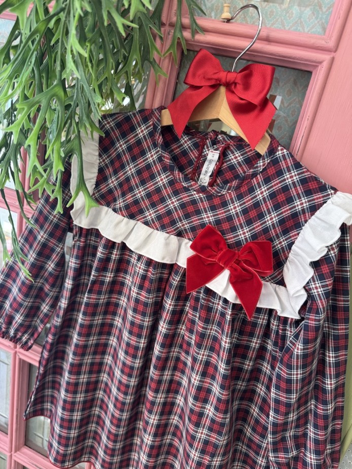 VESTIDO ESCOCÉS NAVIDAD