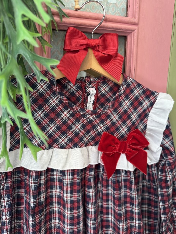 VESTIDO ESCOCÉS NAVIDAD