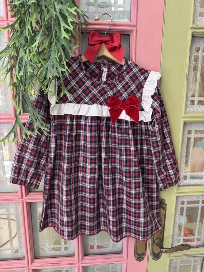 VESTIDO ESCOCÉS NAVIDAD