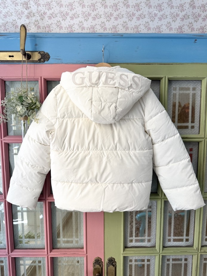 PUFFER BLANCO ROTO GUESS