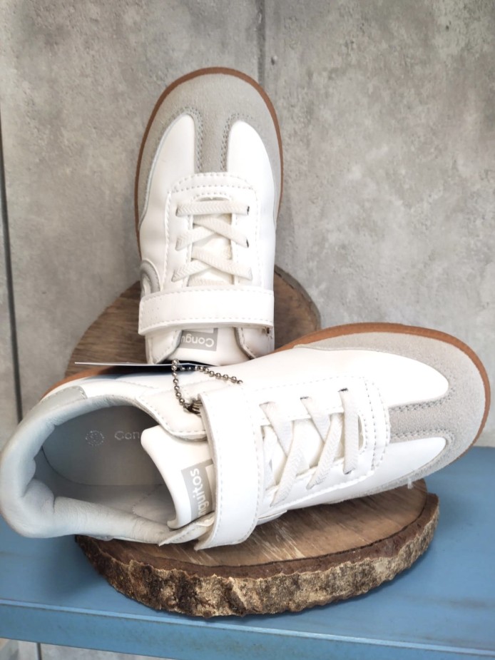 Tenis para el cole blancos