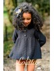 abrigo punto para niña
