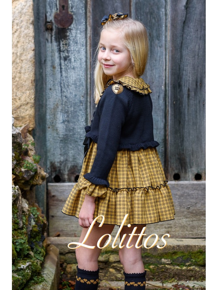 chaqueta corta negra niña