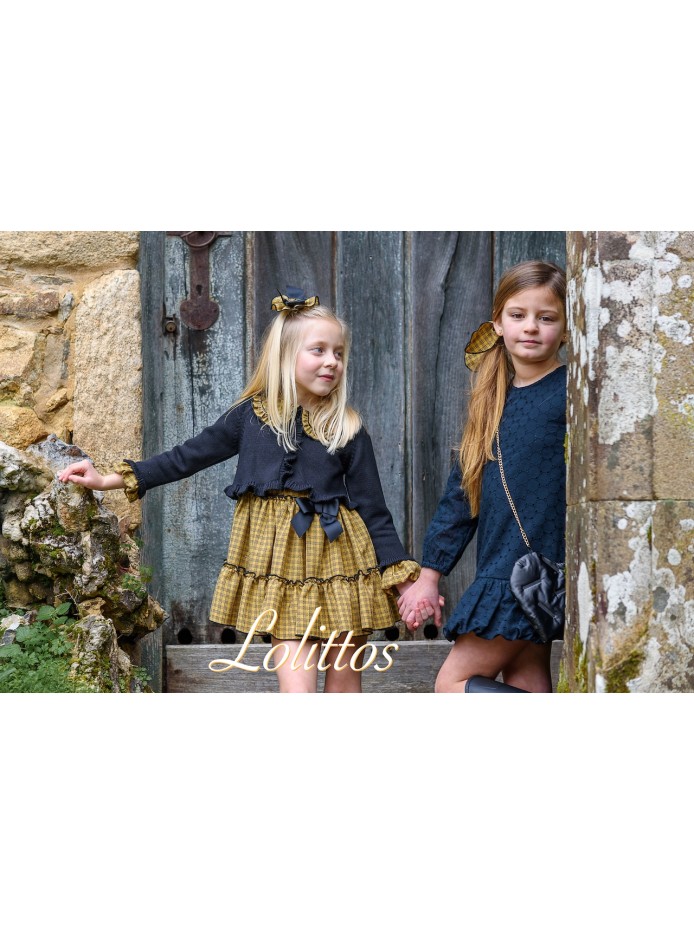 chaqueta corta negra niña