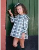 Vestido cuadros navidad niña
