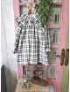 Vestido cuadros navidad niña