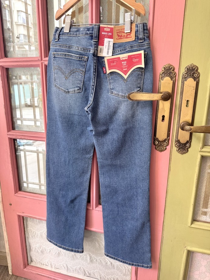 vaquero ancho niña Levis