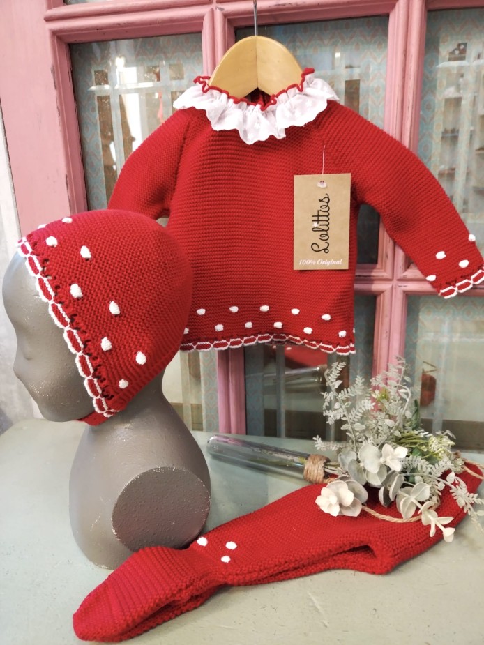 Conjunto de punto para bebe