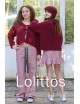 CHAQUETA/JERSEY GRANATE CASUAL LOLITTOS
