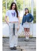 PANTALÓN PALAZZO GRIS CASUAL LOLITTOS