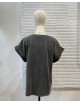 camiseta gris mujer
