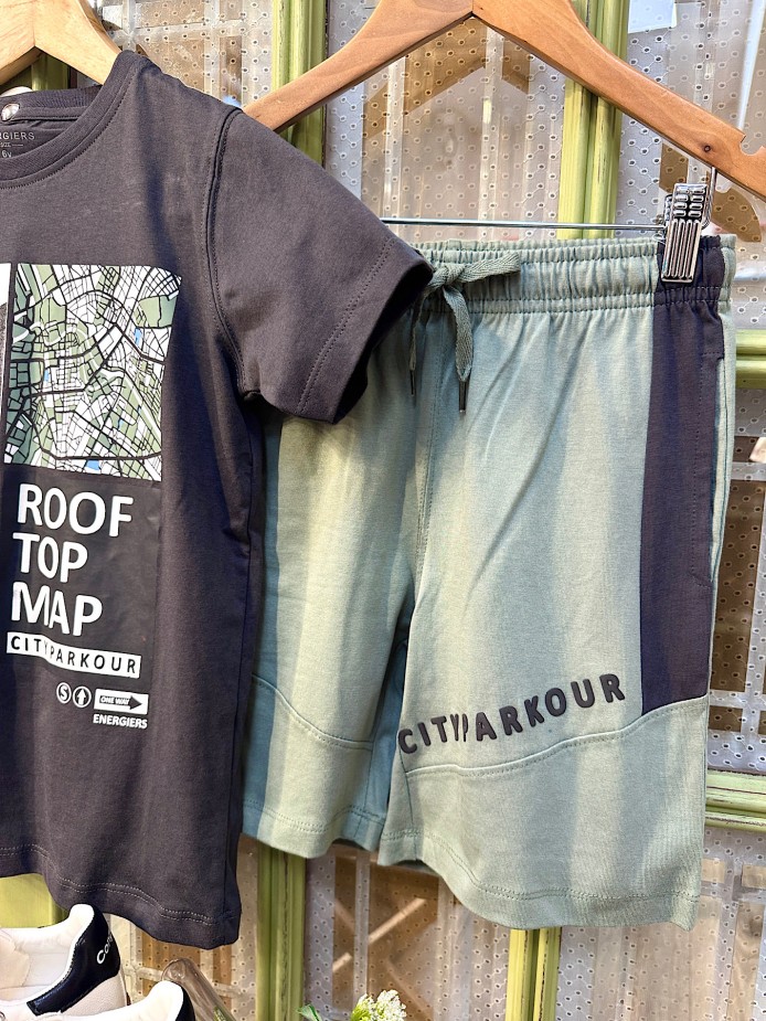 CAMISETA Y PANTALÓN GRIS ENERGIES