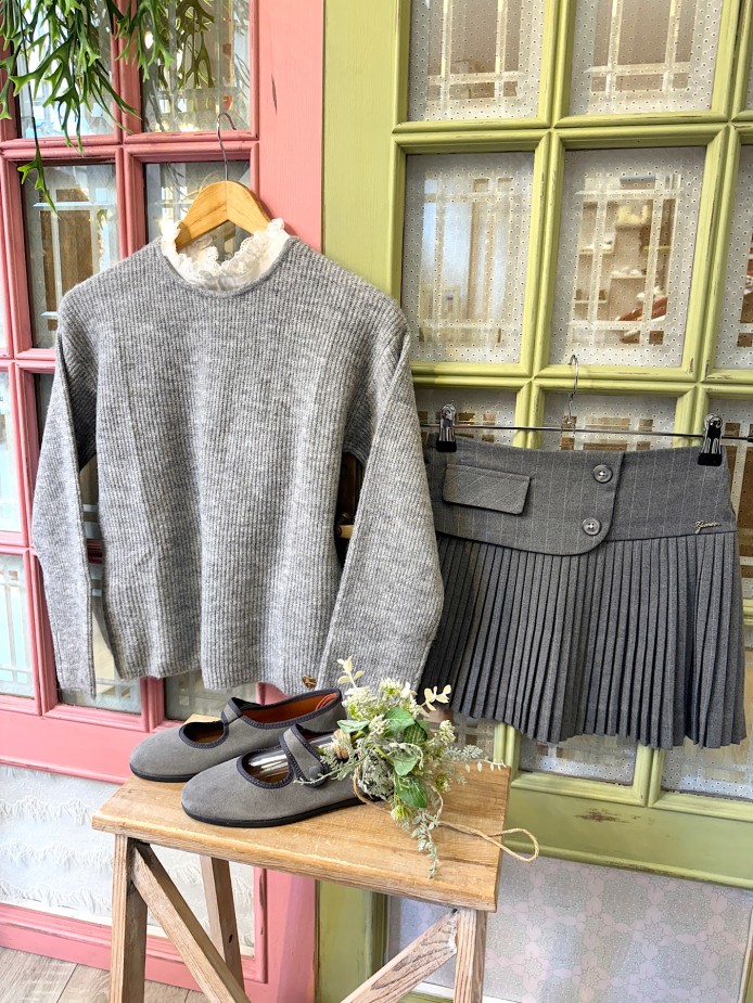 JERSEY GRIS NIÑA GUESS