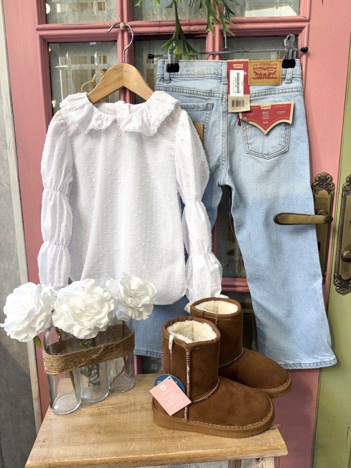 VAQUERO LEVIS NIÑA WIDE LEG