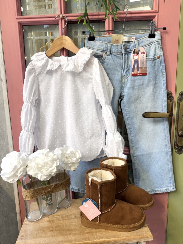 VAQUERO LEVIS NIÑA WIDE LEG