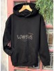 SUDADERA NEGRO LOW SKY