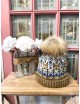 Gorro pompón natural niño