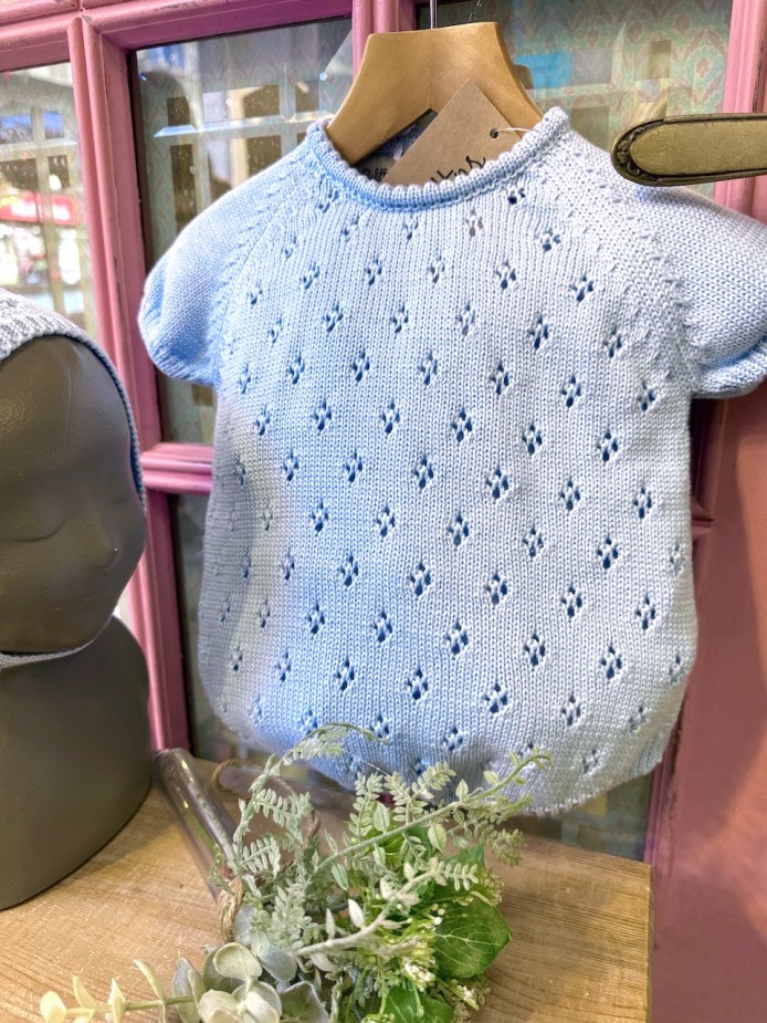 Pelele punto celeste