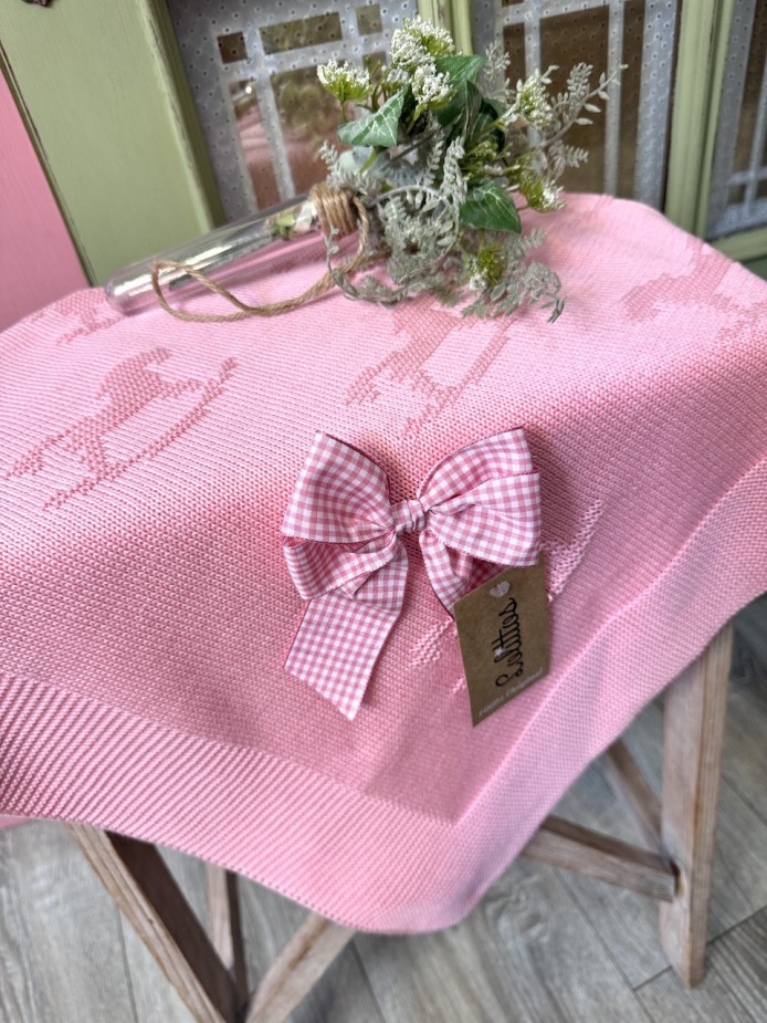 TOQUILLA ROSA PARA BEBÉ