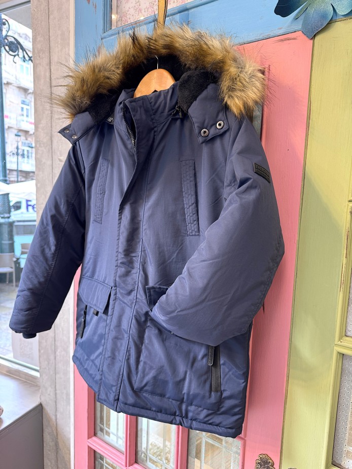 Abrigo colegial marino