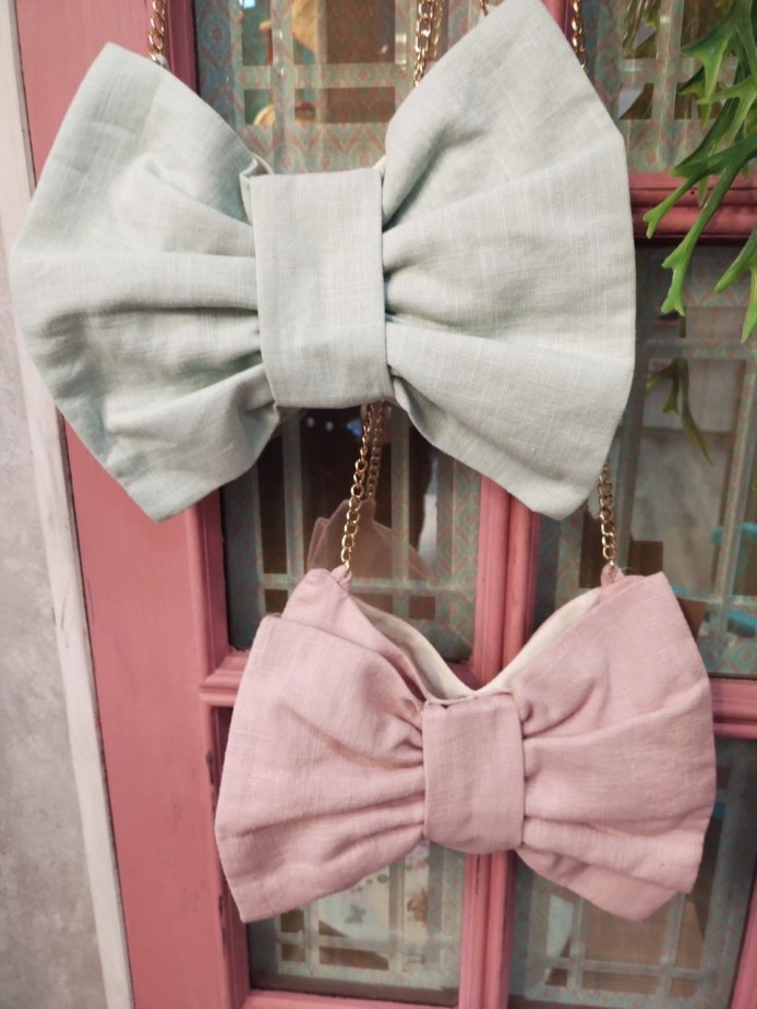 BOLSO NIÑA ROSA CEREMONIA