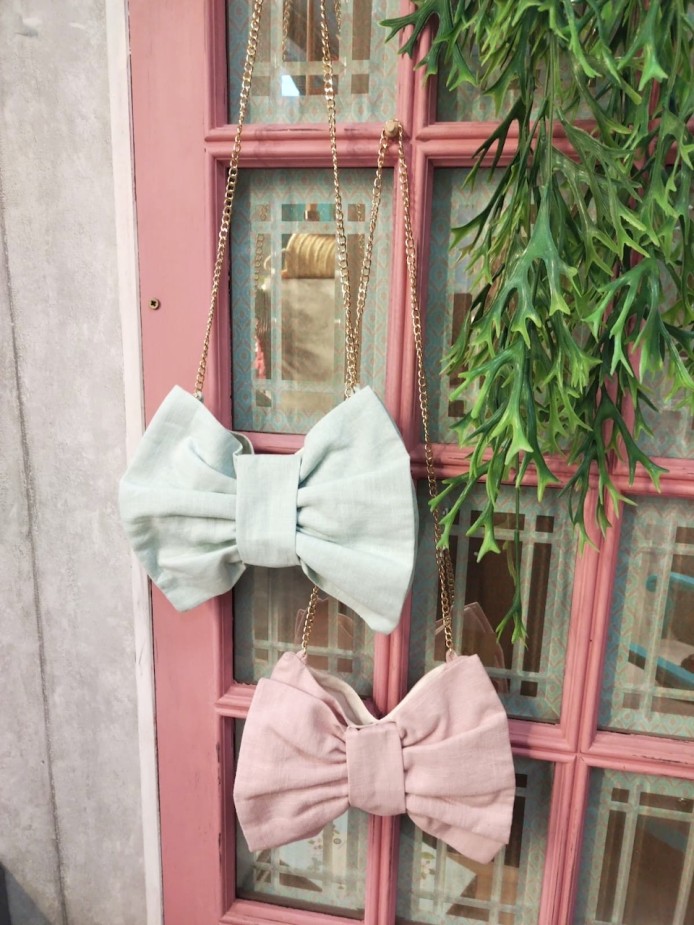 BOLSO NIÑA ROSA CEREMONIA