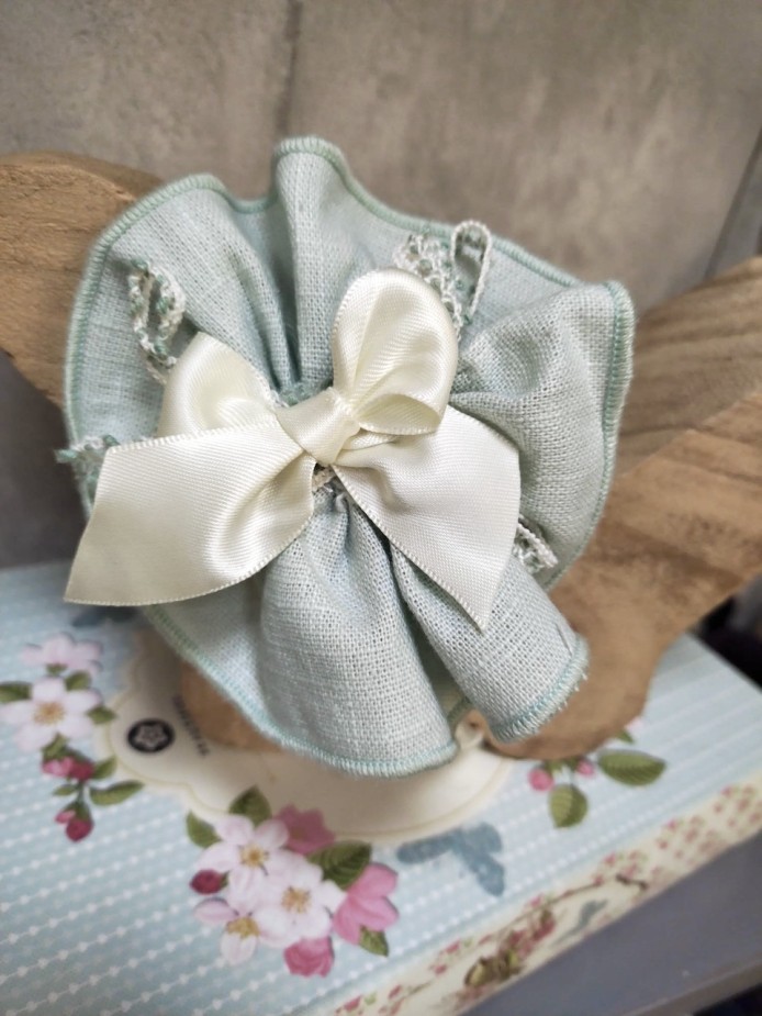 TOCADO EMPERATRIZ VERDE AGUA LOLITTOS