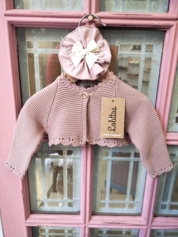 CHAQUETA BEBÉ ROSA PALO