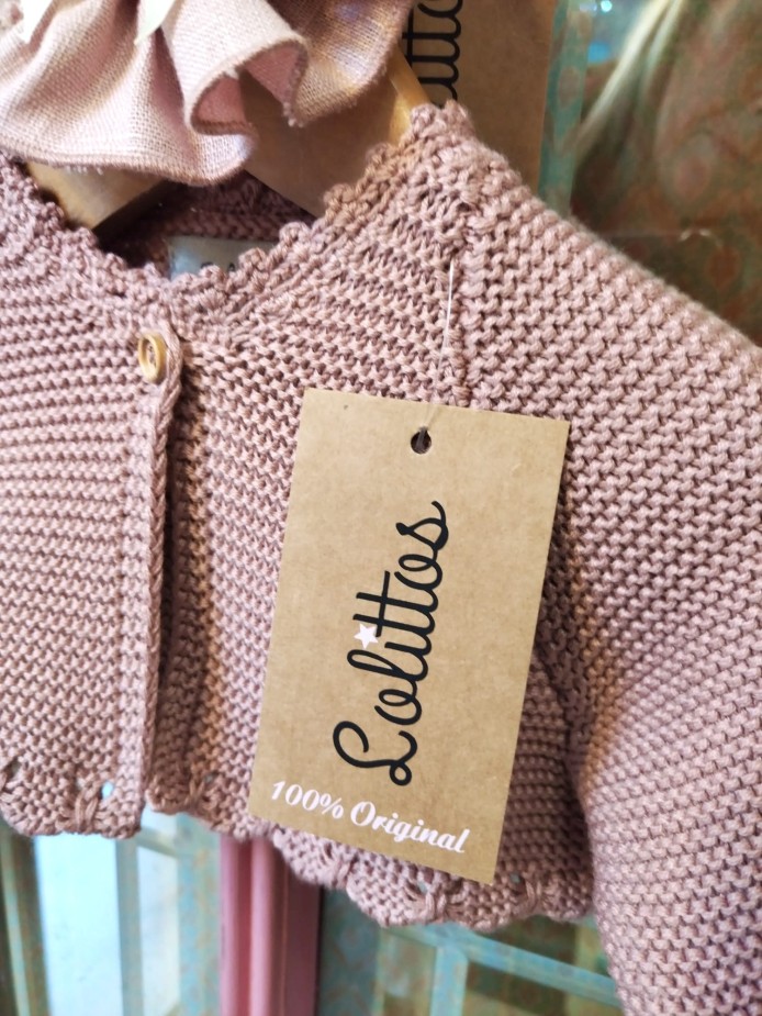 CHAQUETA BEBÉ ROSA PALO