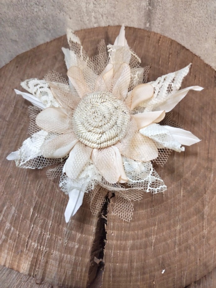 TOCADO FLOR CEREMONIA NIÑA