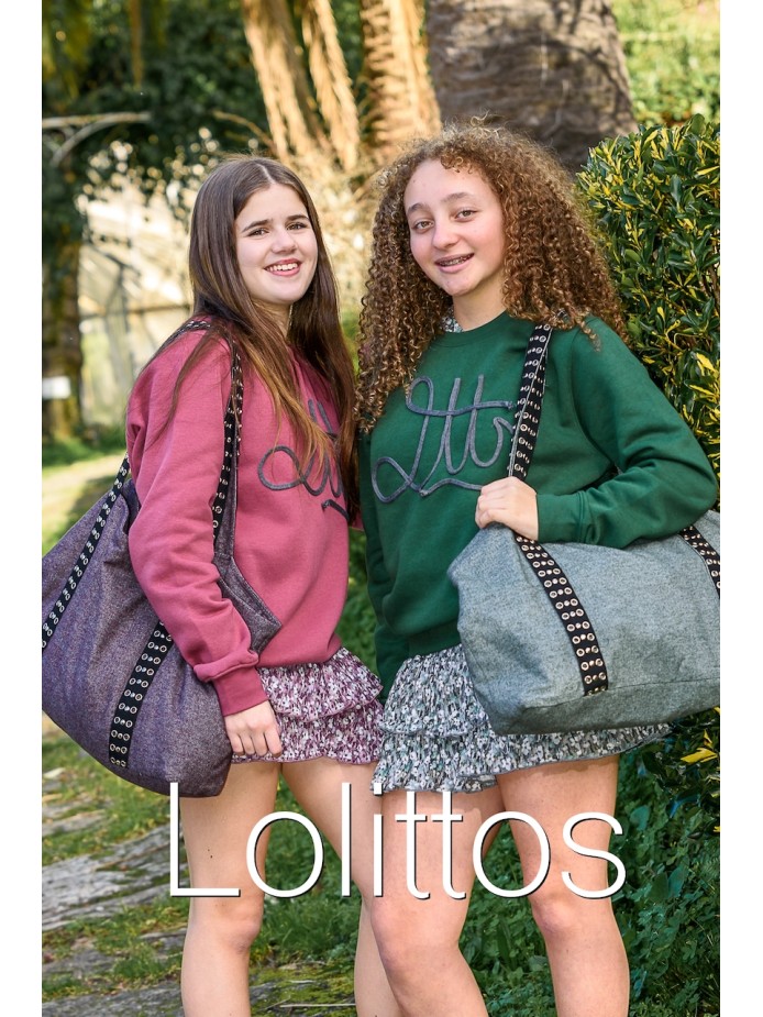 BOLSO SHOPER MALVA ESCARLET